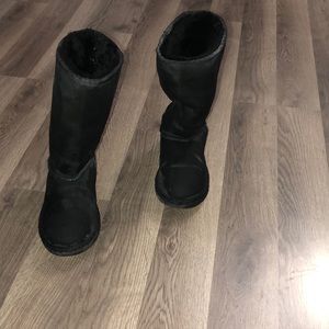 Little Girls Black Ugg